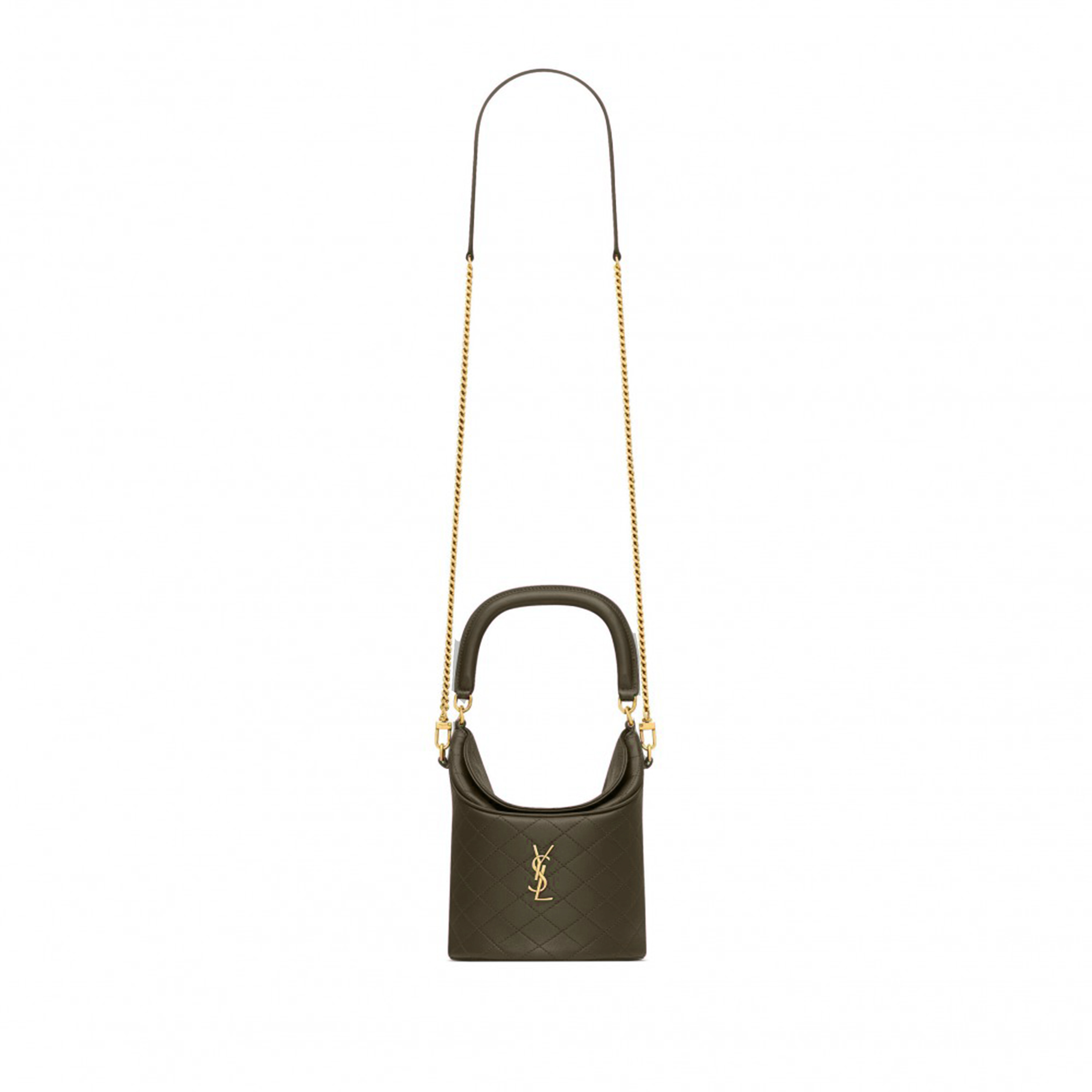 YSL GABY BUCKET BAG IN LAMBSKIN 763961 (19*17*15cm)